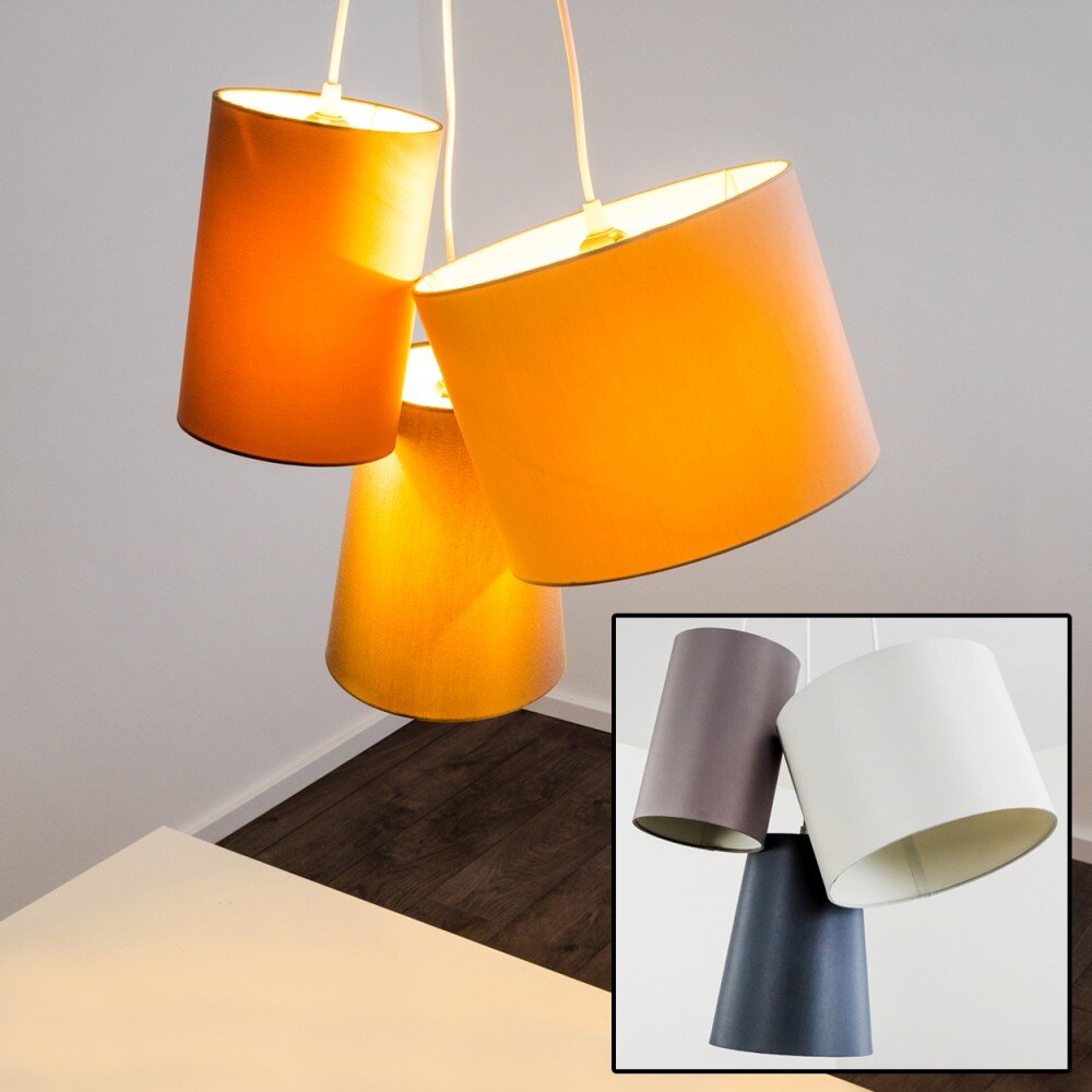 Suspension WIMIN Blanc, 3 lumières main product photo