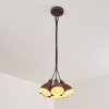 Suspension Timola Beige, Brun foncé, 7 lumières