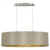 Suspension Eglo MASERLO Nickel mat, 2 lumières