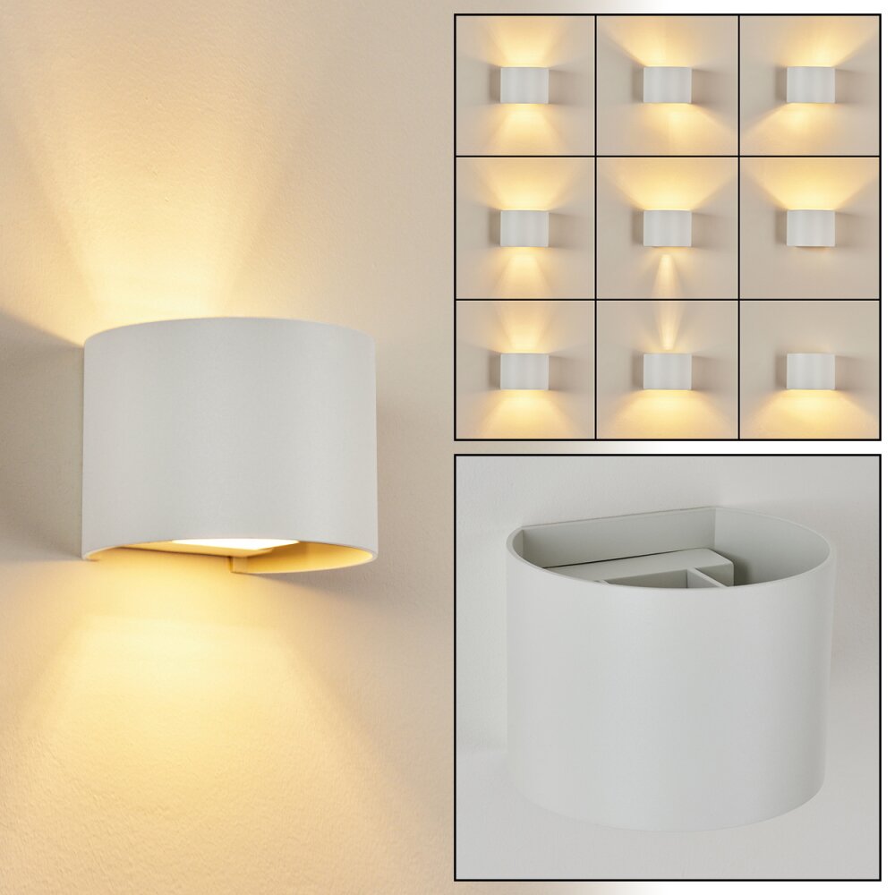 Applique murale Badajoz Blanc, 1 lumière main product photo