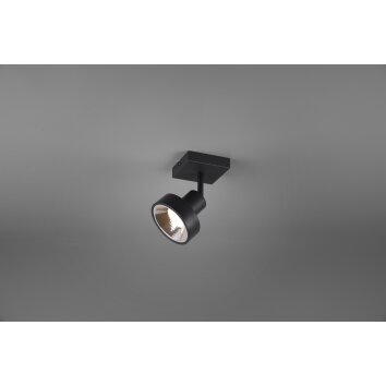 Spot Trio Leon LED Noir, 1 lumière