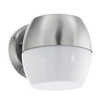 Applique murale Eglo ONCALA LED Acier inoxydable, 1 lumière