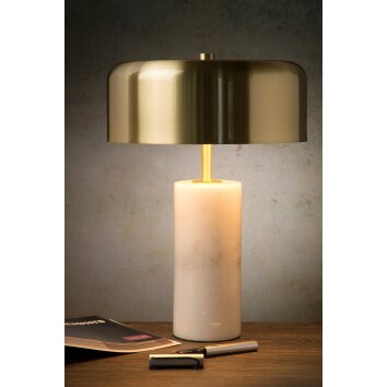 Lampe de table Lucide MIRASOL Blanc, 3 lumières