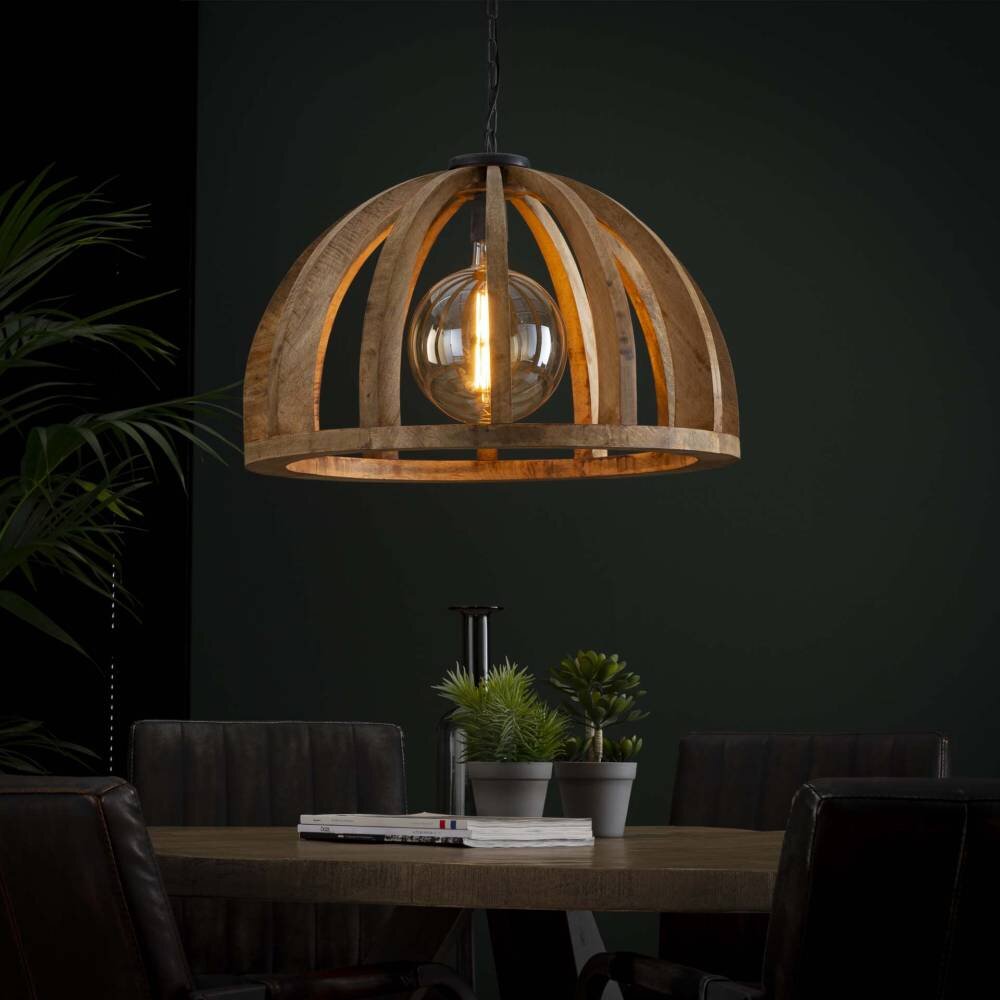 Suspension DUIVENHOEK Bois clair, 1 lumière main product photo