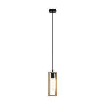 Suspension Eglo LITTLETON Noir, 1 lumière