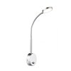 Applique murale Globo LED Chrome, 1 lumière