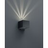 Applique murale d'extérieur Reality CORDOBA LED Noir, 2 lumières