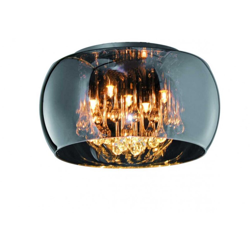 Suspension Sorpetaler Leuchten Vapore Chrome, 5 lumières main product photo