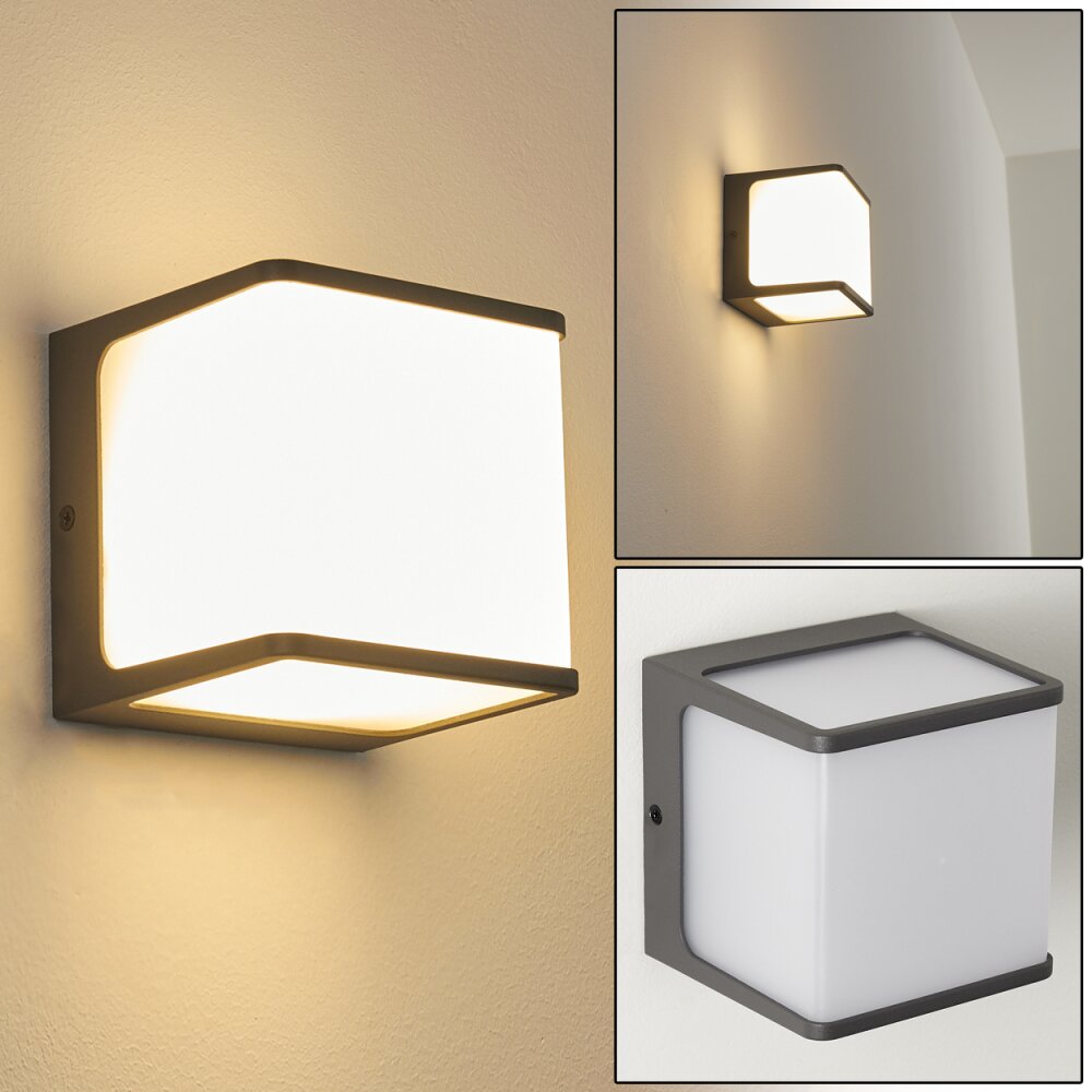 Applique murale d'extérieur Buckau LED Anthracite, Blanc, 1 lumière main product photo