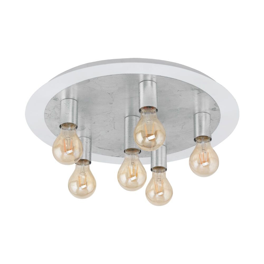 Plafonnier Eglo PASSANO Argenté, Blanc, 6 lumières main product photo