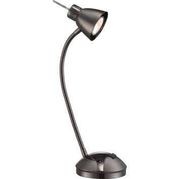 Lampe à poser Globo LED Noir, 1 lumière