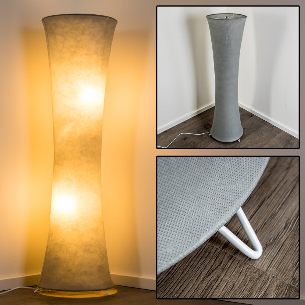 Lampadaire HERON Blanc, 2 lumières main product photo