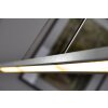 Suspension LED Masterlight Real 2 Acier inoxydable, Nickel mat, 1 lumière
