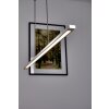 Suspension LED Masterlight Real 2 Acier inoxydable, Nickel mat, 1 lumière