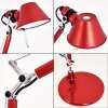 Lampe à poser Artemide TOLOMEO MICRO Rouge, 1 lumière