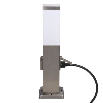 Fiss Prises électriques d\'extérieur, Eclairage de chemin KS Verlichting couleur acier inoxydable, 1 lumière