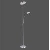 Lampadaire Leuchten Direkt HANS LED Acier inoxydable, 2 lumières