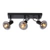 Spot de plafond Lucide MADEE Noir, 3 lumières