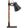 Lampe à poser Brilliant Plow Bois foncé, Noir, 1 lumière