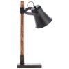 Lampe à poser Brilliant Plow Bois foncé, Noir, 1 lumière