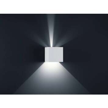 Applique extérieure Helestra SIRI 44-L LED Blanc, 2 lumières