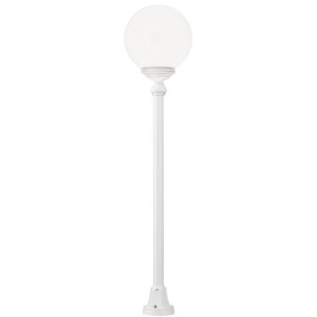 Lampadaire d'extérieur LCD Soltau Blanc, 1 lumière