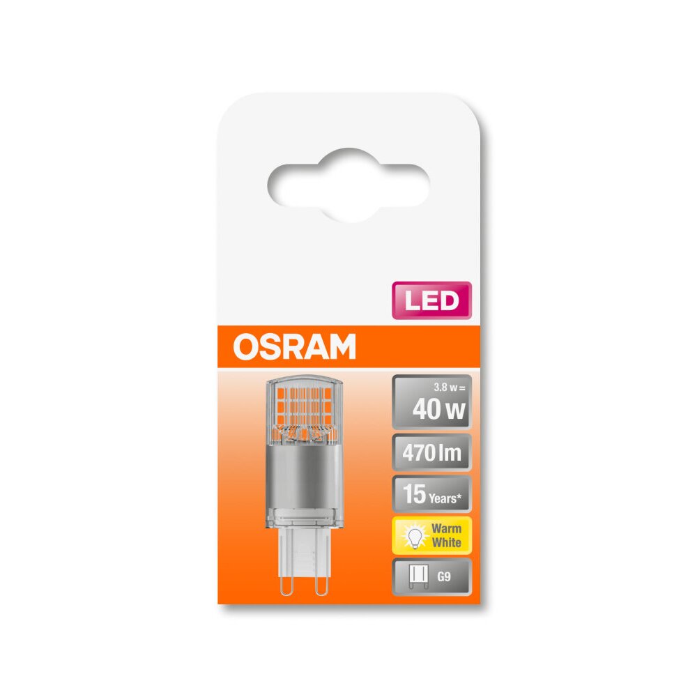 Osram LED G9 3,8 Watt 2700 Kelvin 470 Lumen 4058075812093