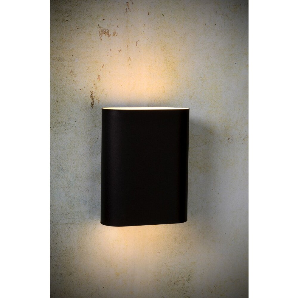 Applique Lucide OVALIS Noir, 2 lumières main product photo