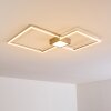 Plafonnier Narpes LED Nickel mat, 1 lumière