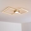 Plafonnier Narpes LED Nickel mat, 1 lumière