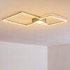 Plafonnier Narpes LED Nickel mat, 1 lumière