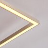 Plafonnier Narpes LED Nickel mat, 1 lumière