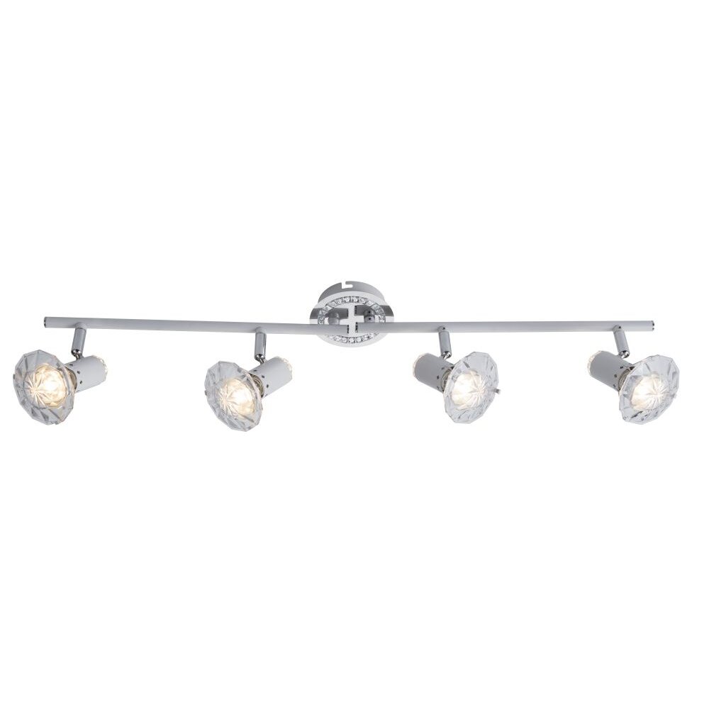 Plafonnier Globo GEM LED Blanc, 4 lumières main product photo