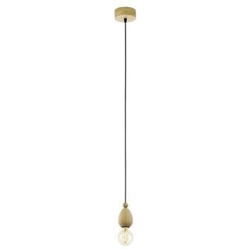 Lampe suspension Eglo AVOLTRI Bois clair, 1 lumière