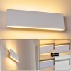 Applique murale Obion LED Blanc, 2 lumières