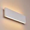 Applique murale Obion LED Blanc, 2 lumières