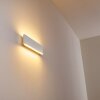 Applique murale Obion LED Blanc, 2 lumières