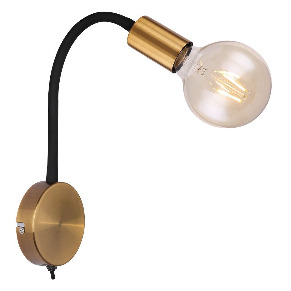 Applique murale Globo EDDY Or, 1 lumière main product photo