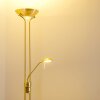 Lampadaire à vasque Rom LED Laiton, 2 lumières