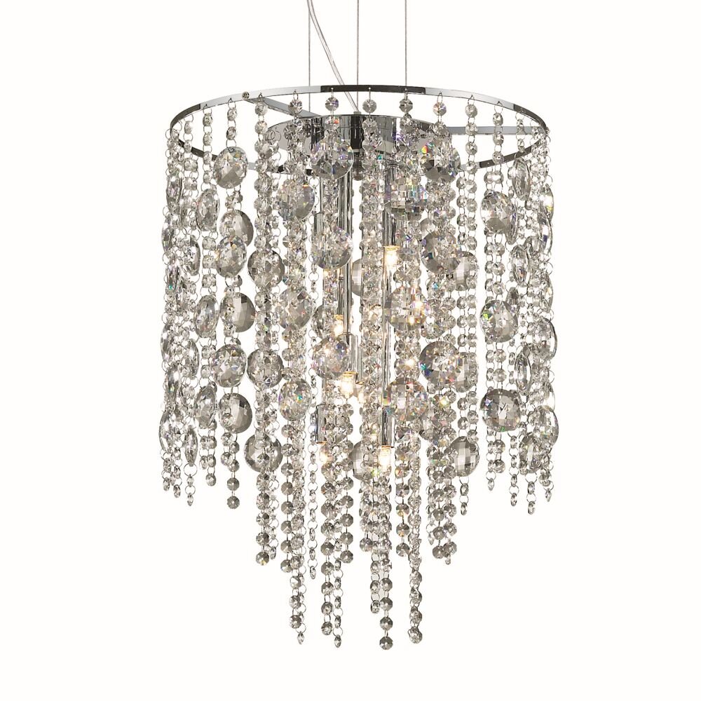 Suspension Ideal Lux EVASIONE Chrome, 8 lumières main product photo