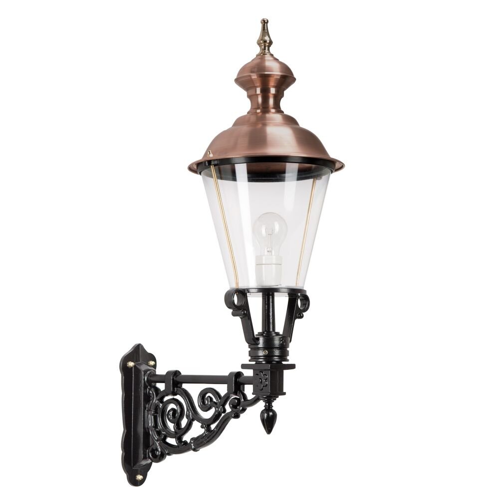 Applique murale KS Verlichting Marken Cuivre, Noir, 1 lumière main product photo