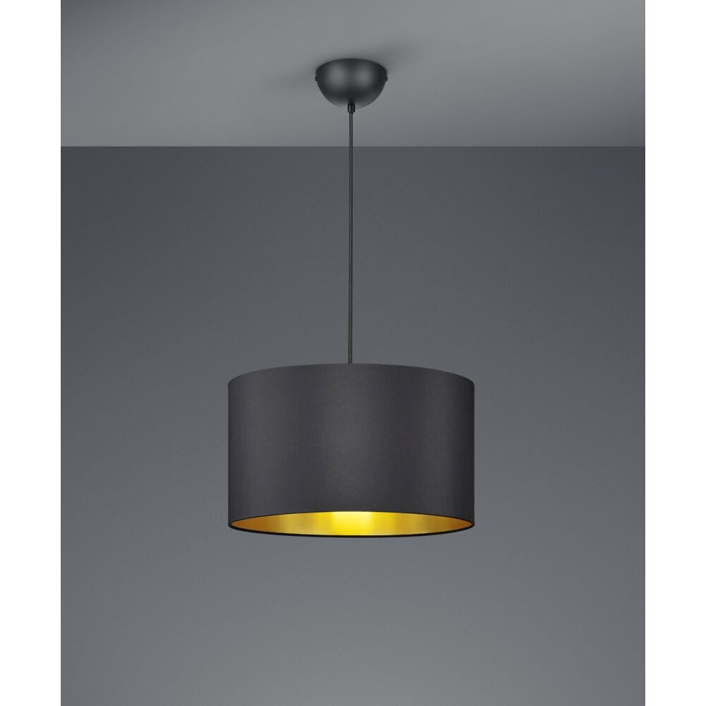 Suspension Trio HOSTEL Noir, 1 lumière main product photo