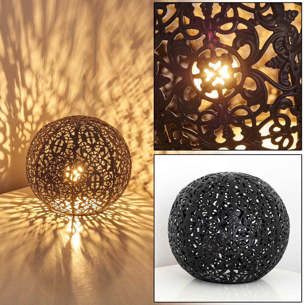 Lampe à poser Kobenhavn Noir, 1 lumière main product photo