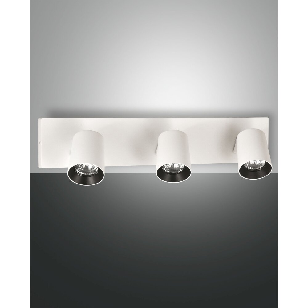Plafonnier Fabas Luce Modo Blanc, 3 lumières main product photo