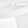 Plafonnier Antria LED Blanc, 1 lumière, Changeur de couleurs