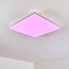 Plafonnier Antria LED Blanc, 1 lumière, Changeur de couleurs