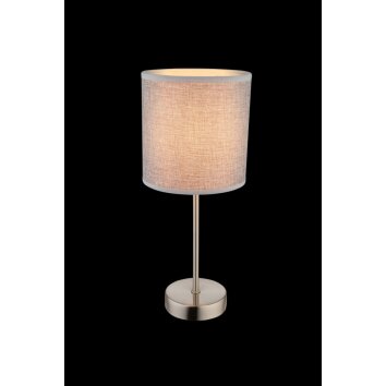 Lampe à poser Globo Nickel mat, 1 lumière