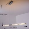 Suspension CARMACKS LED Chrome, 4 lumières
