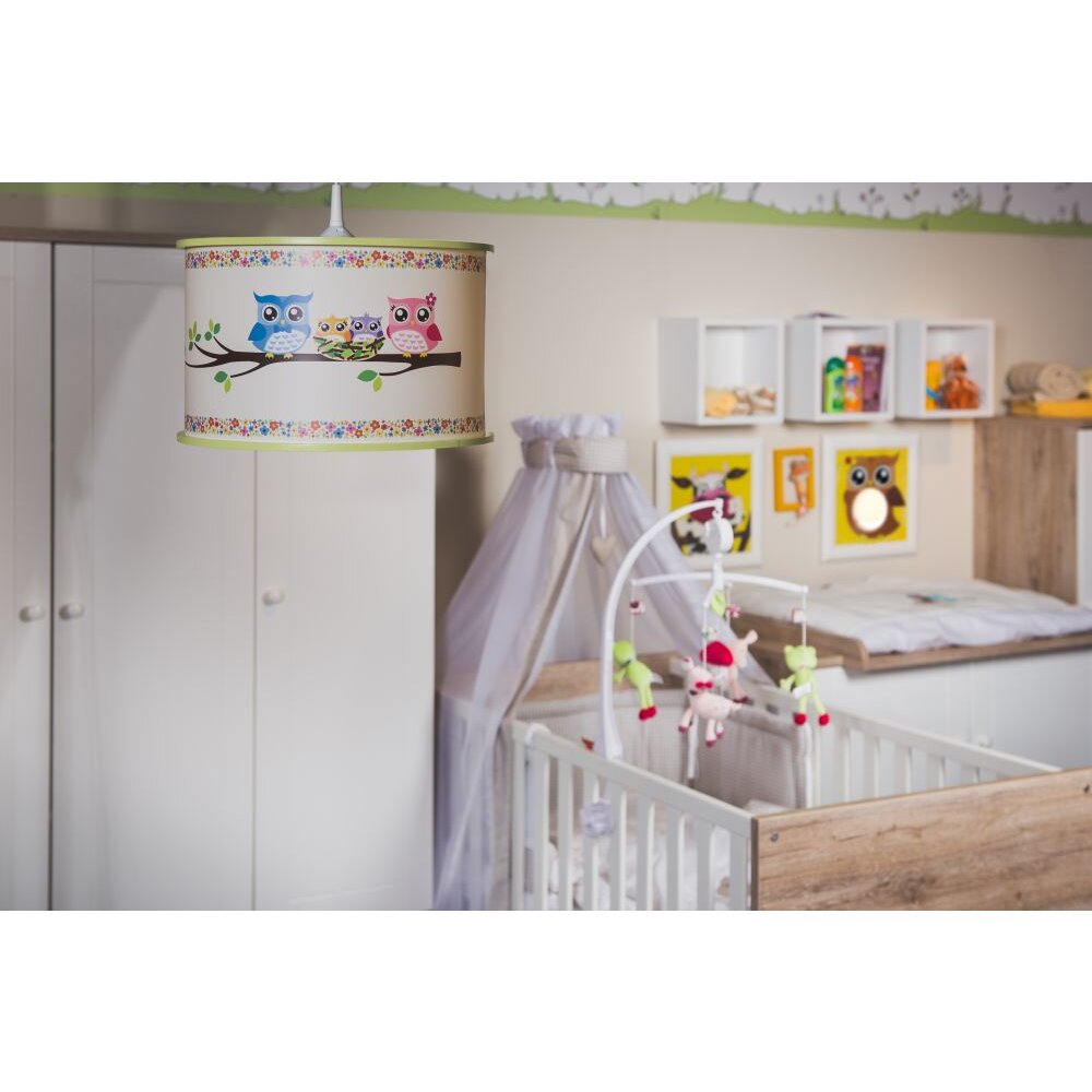 Suspension Elobra EULENFAMILIE Vert, 1 lumière main product photo