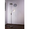 Lampadaire Trio 4264 LED Chrome, Acier inoxydable, Nickel mat, 1 lumière